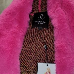 A Vertigo...Open Collar Duster Sweater Coat..